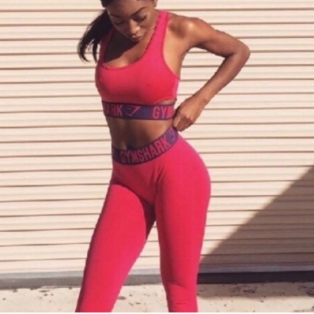 Pink fit leggings